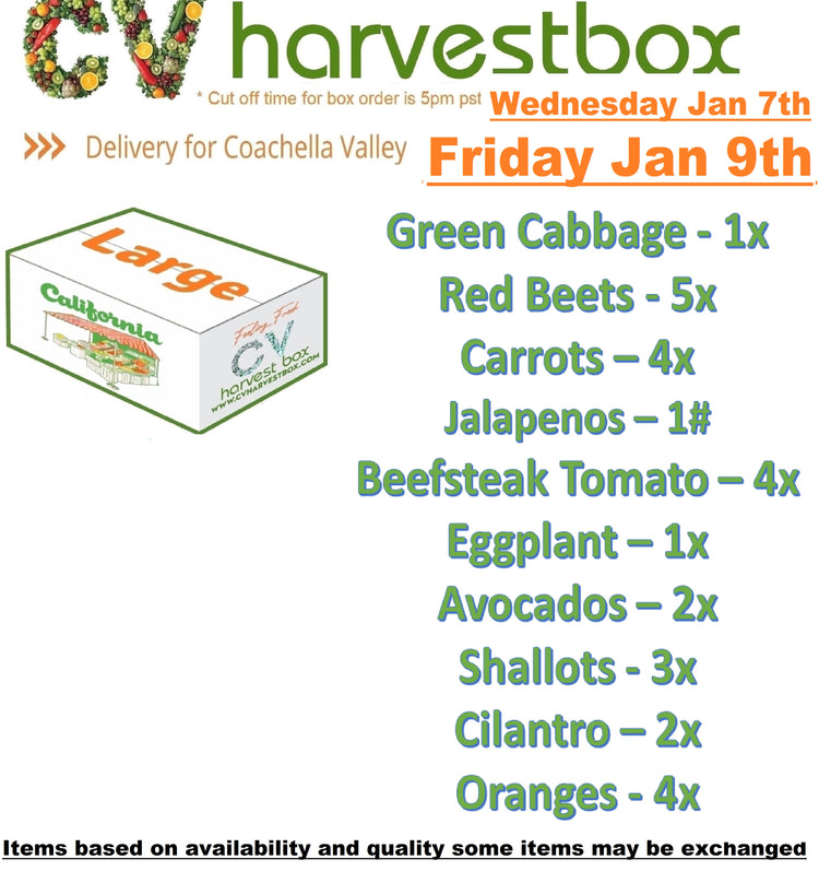 CV Harvest Box (Changes Weekly!)