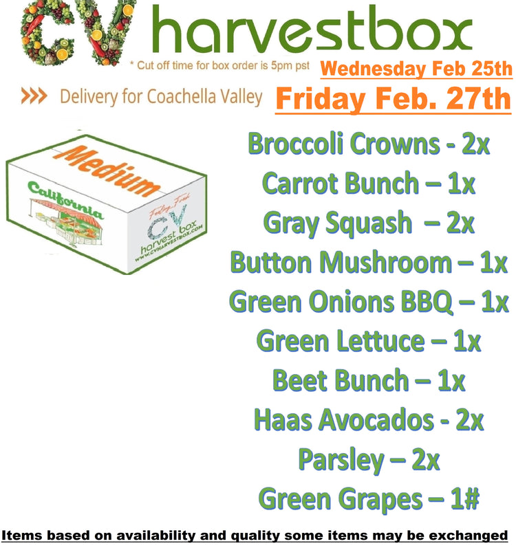 CV Produce Box (Changes Weekly)