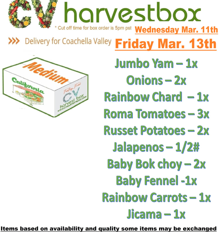 CV Produce Box (Changes Weekly)
