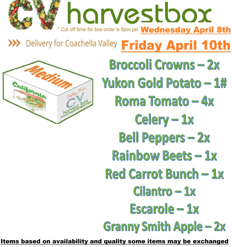CV Harvest Box (Changes Weekly!)