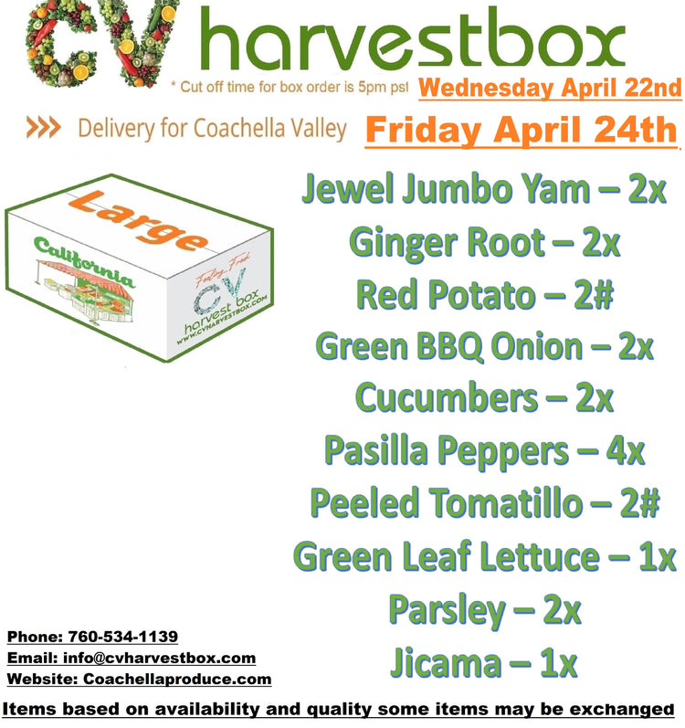 CV Produce Box (Changes Weekly)