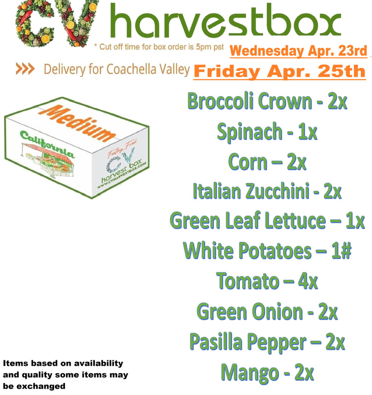 CV Produce Box (Changes Weekly)