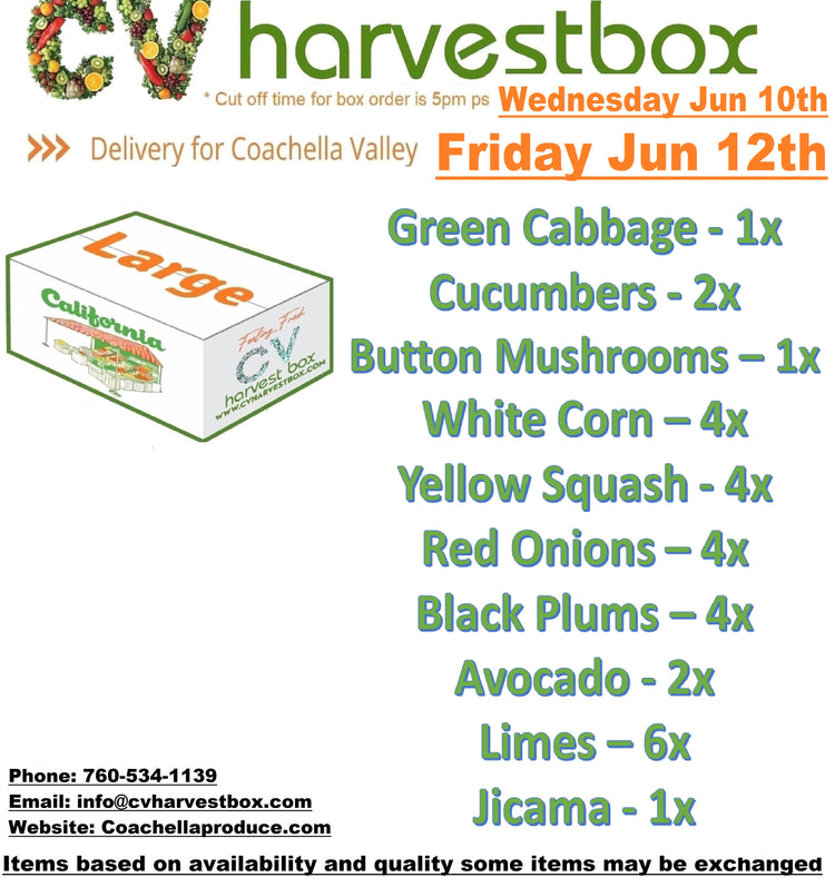 CV Harvest Box (Changes Weekly!)