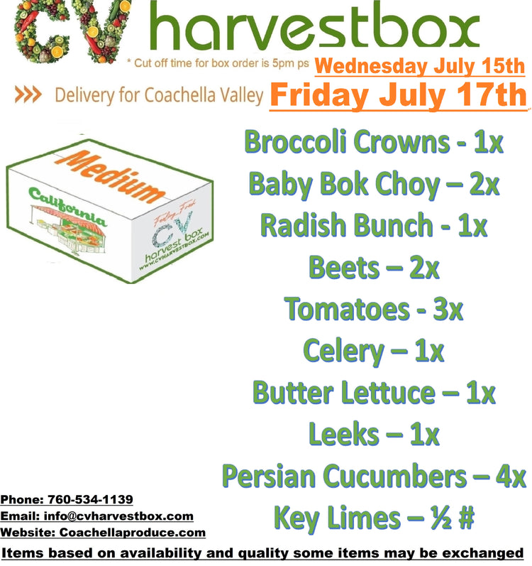 CV Produce Box (Changes Weekly)