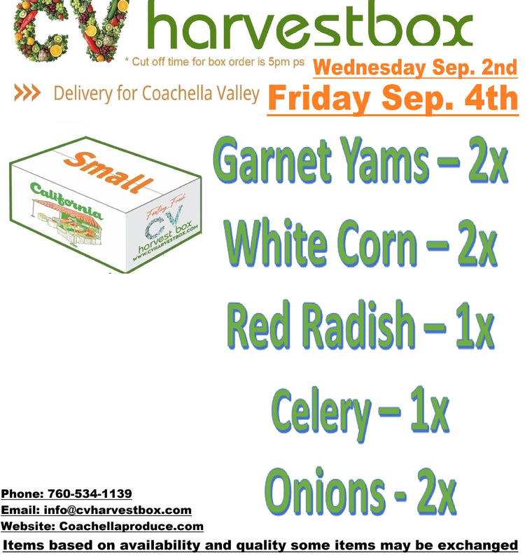 CV Harvest Box (Changes Weekly!)