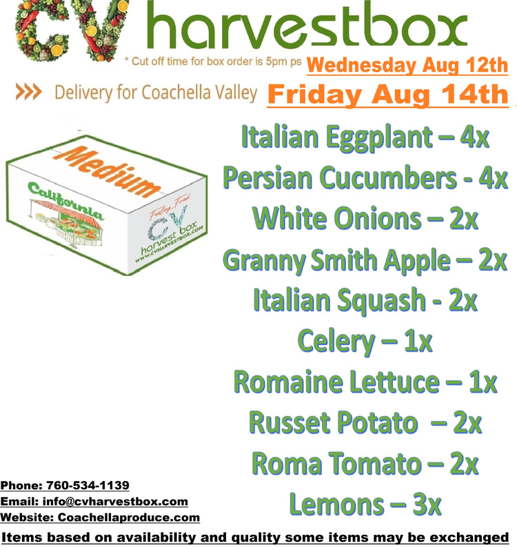 CV Produce Box (Changes Weekly)