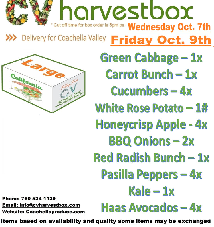 CV Produce Box (Changes Weekly)