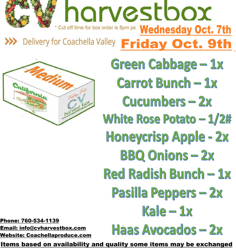 CV Produce Box (Changes Weekly)