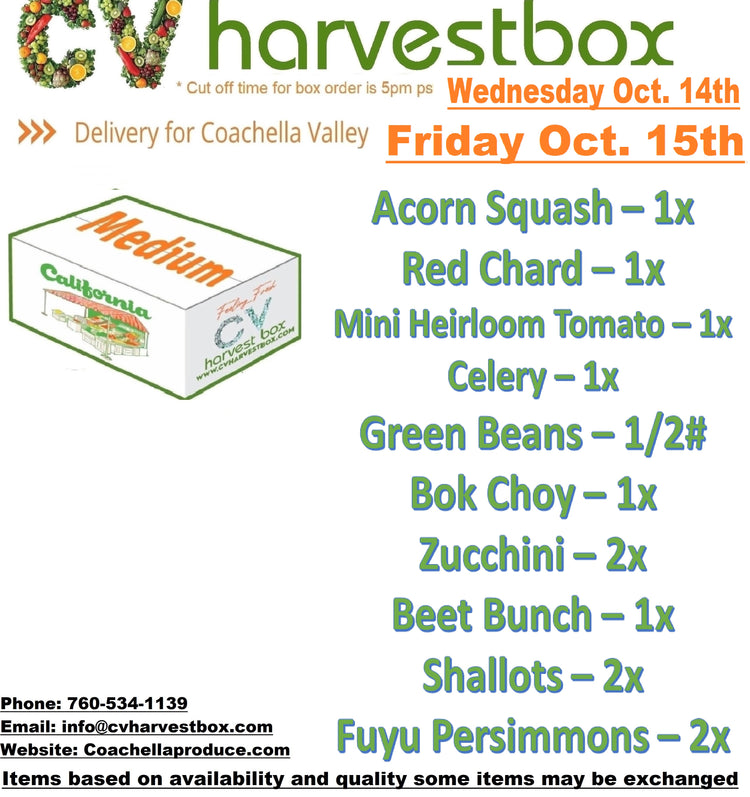 CV Produce Box (Changes Weekly)