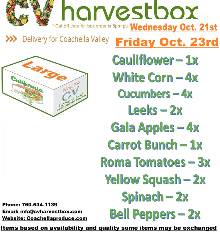 CV Produce Box (Changes Weekly)