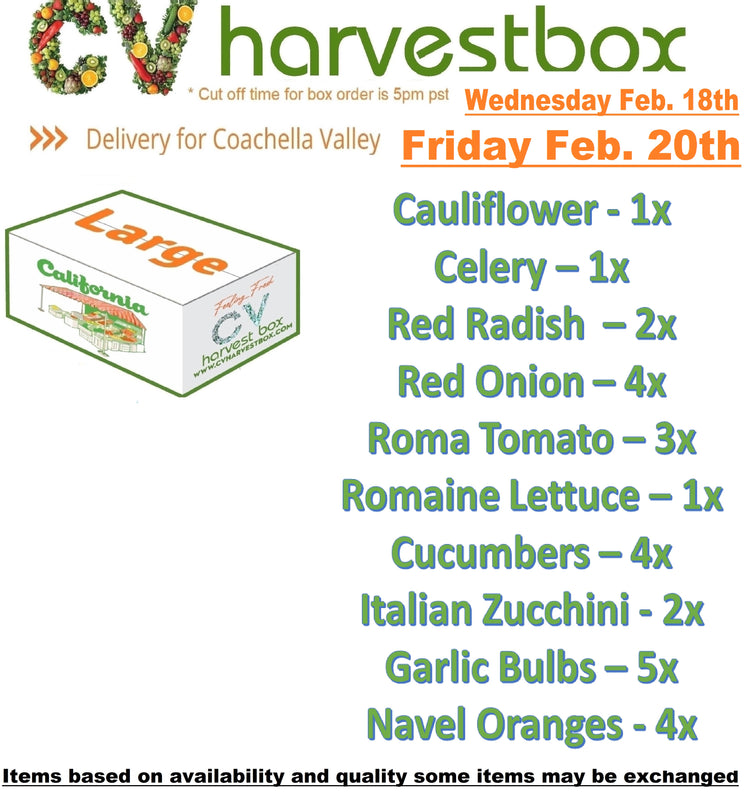 CV Produce Box (Changes Weekly)