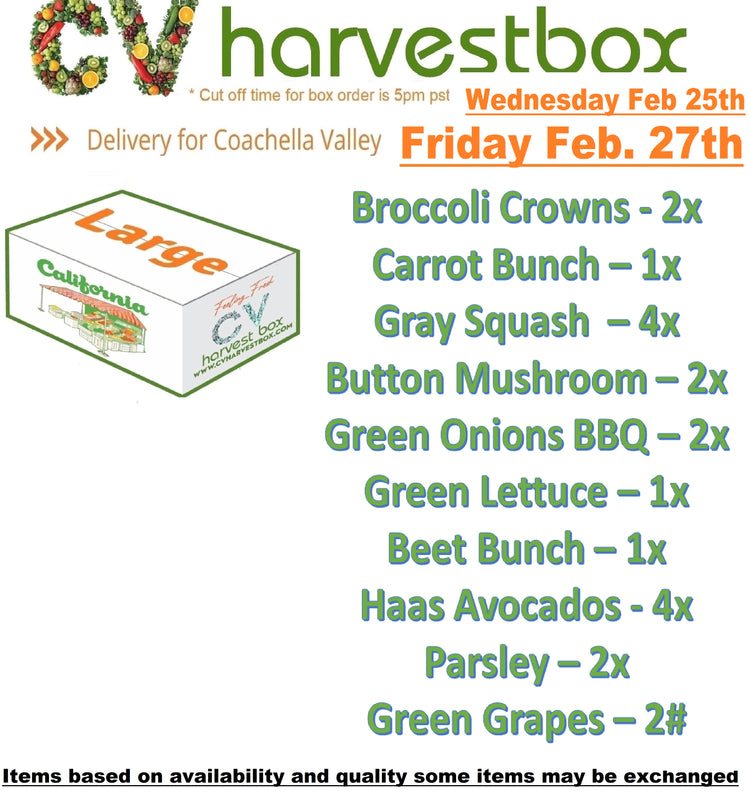 CV Produce Box (Changes Weekly)