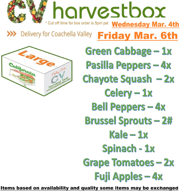 CV Produce Box (Changes Weekly)