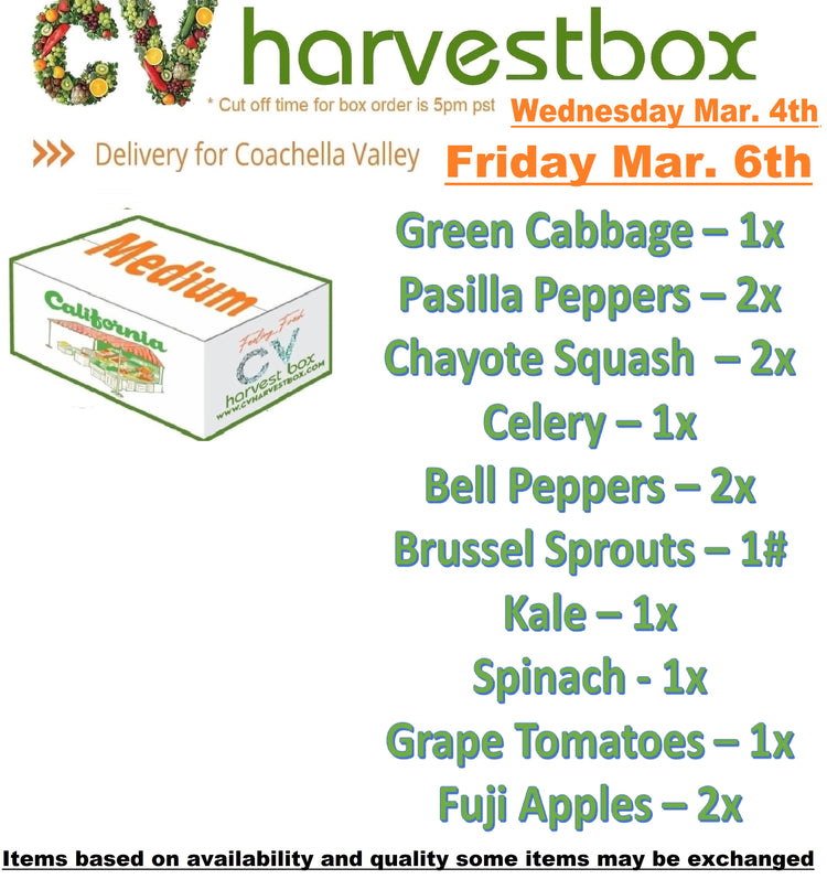 CV Produce Box (Changes Weekly)