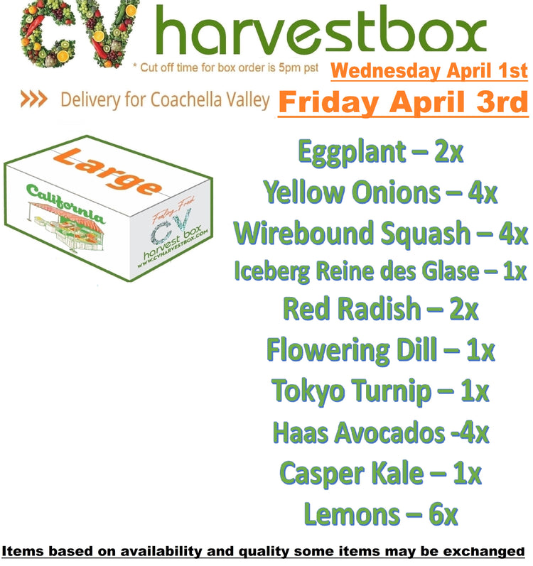 CV Produce Box (Changes Weekly)