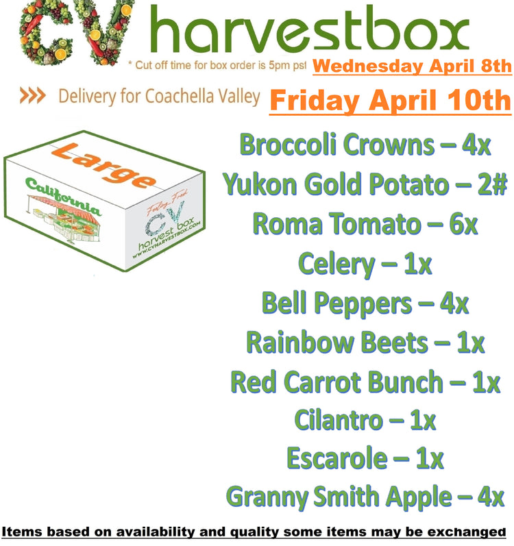 CV Harvest Box (Changes Weekly!)