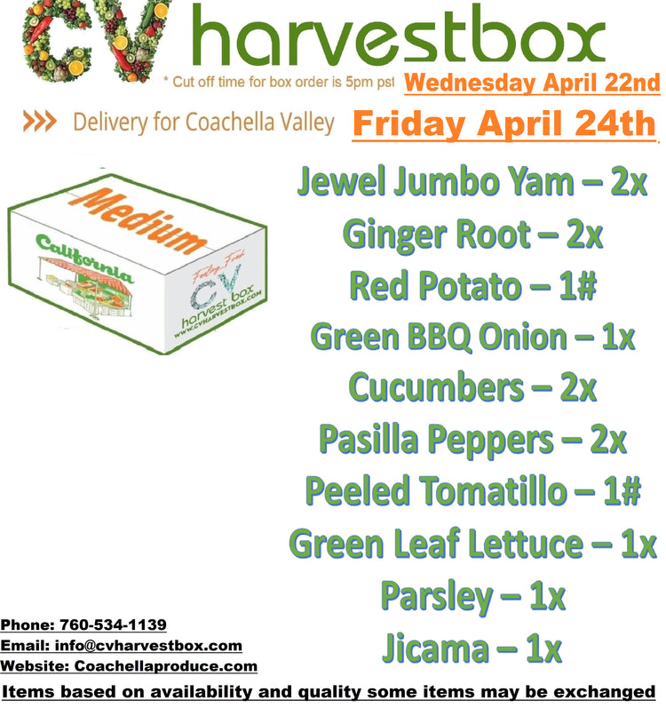 CV Produce Box (Changes Weekly)