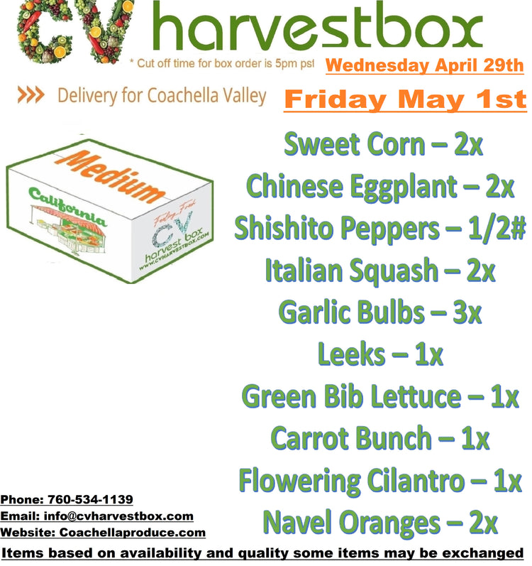 CV Produce Box (Changes Weekly)