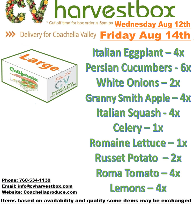 CV Produce Box (Changes Weekly)