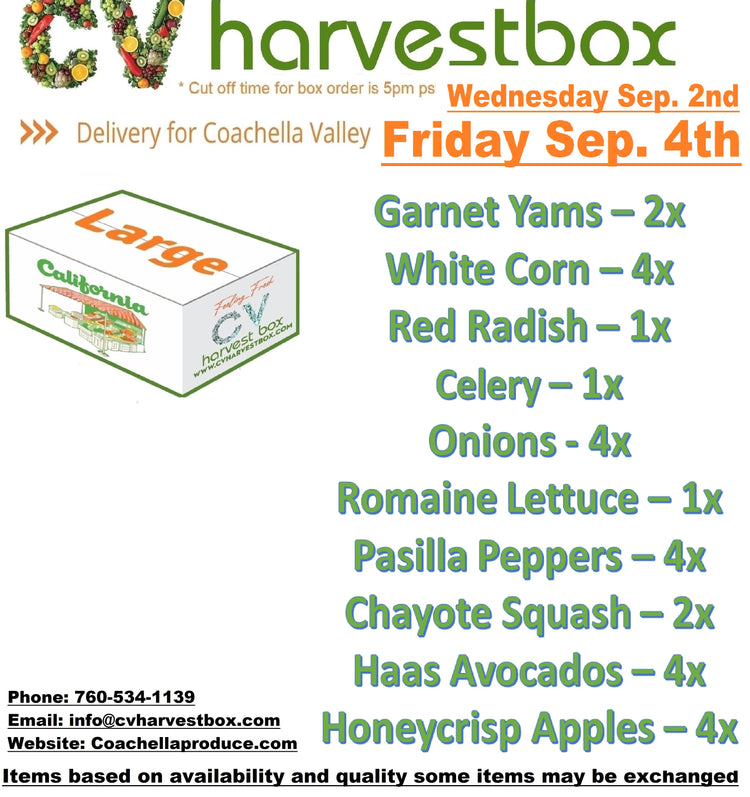 CV Produce Box (Changes Weekly)
