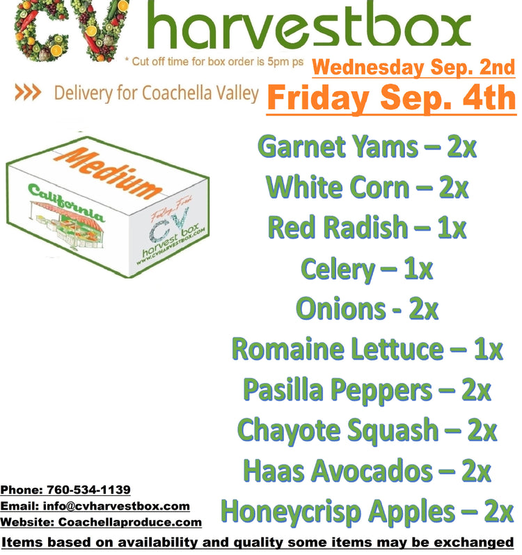 CV Produce Box (Changes Weekly)