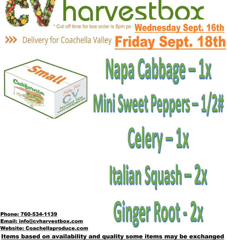 CV Produce Box (Changes Weekly)
