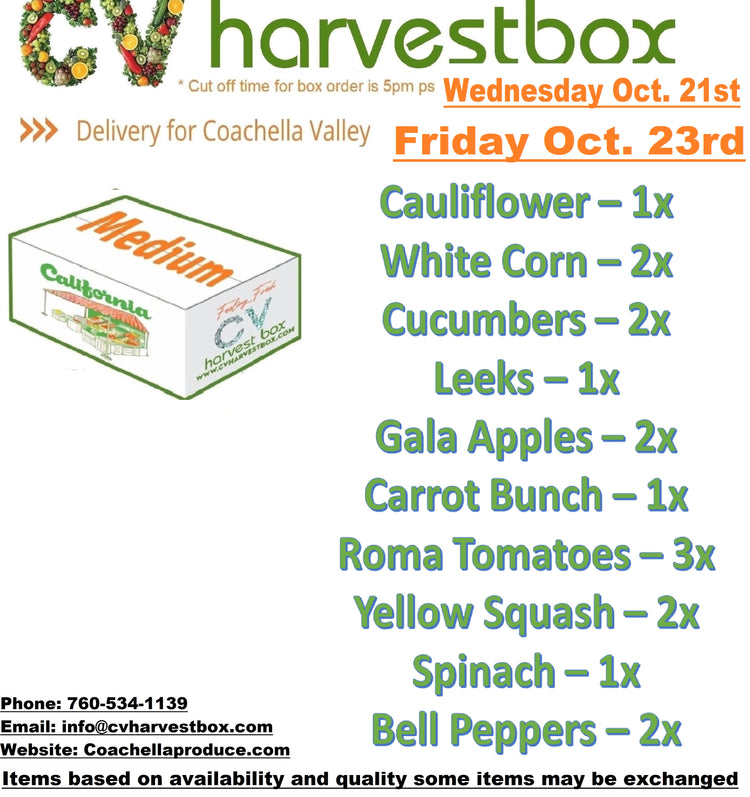 CV Produce Box (Changes Weekly)