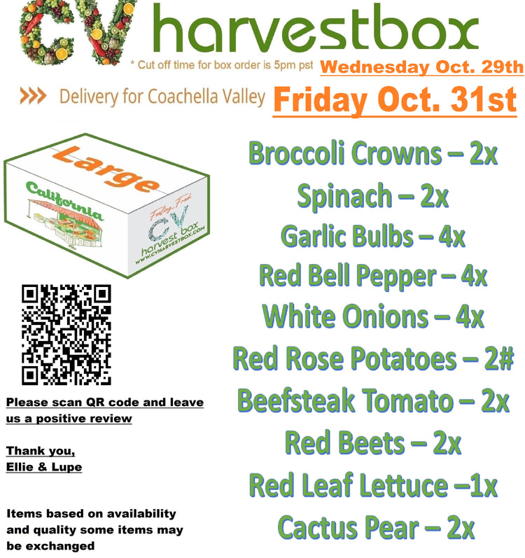CV Produce Box (Changes Weekly)