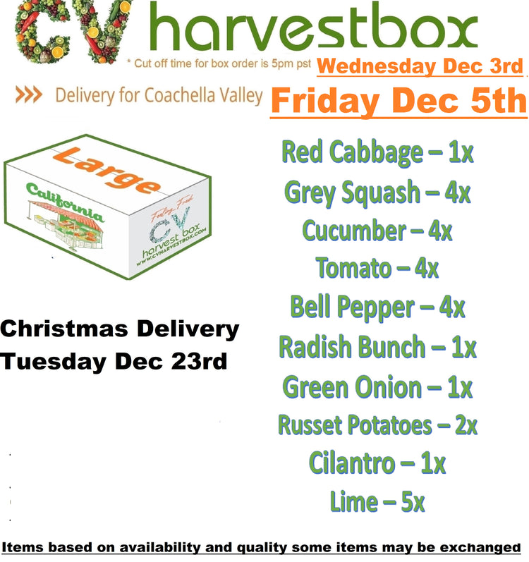 CV Produce Box (Changes Weekly)