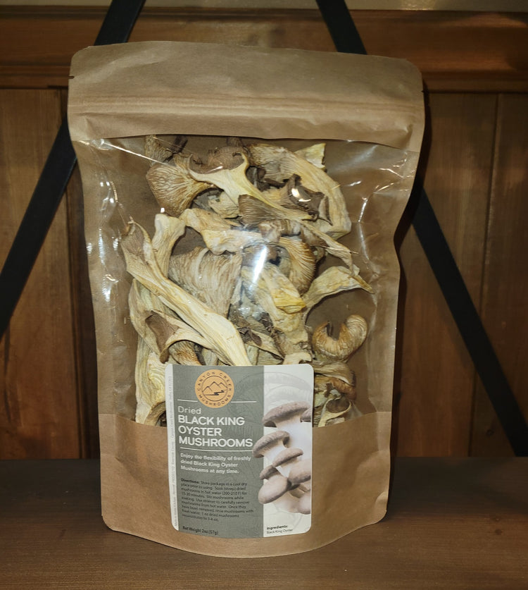 Canyon Creek - Dried Black King Oyster Mushroom 2oz Bag