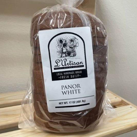 L' Artisan Handcrafted White Panor Loaf - Sliced