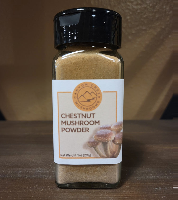 Canyon Creek - Chestnut Mushroom Powder 1 oz Jar